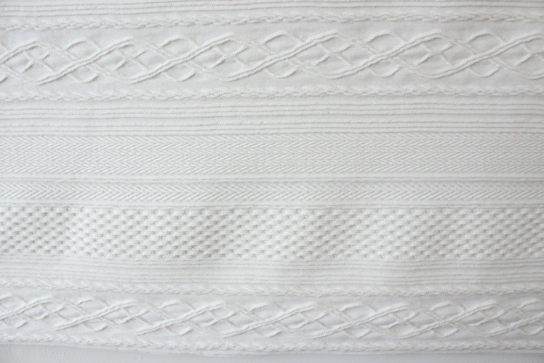 JC綿ジャガードニット　アラン